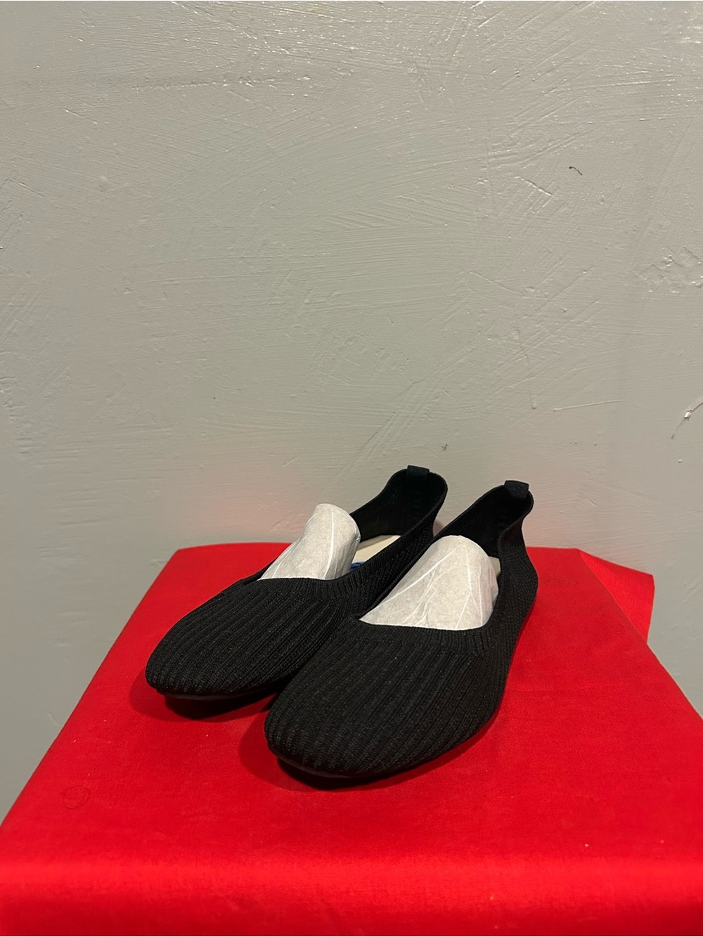 Danskin Black Knit Ballet Flats